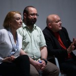 dyskusja - pytania z sali; Halina Skoczyńska, Igor Gorzkowski, Adam Ferency; fot. Paweł Wyszomirski; PC Drama